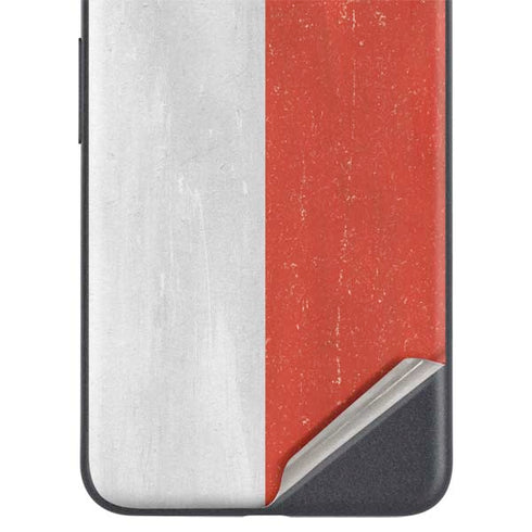 Singapore Flag Distressed Google Pixel 5a Skin